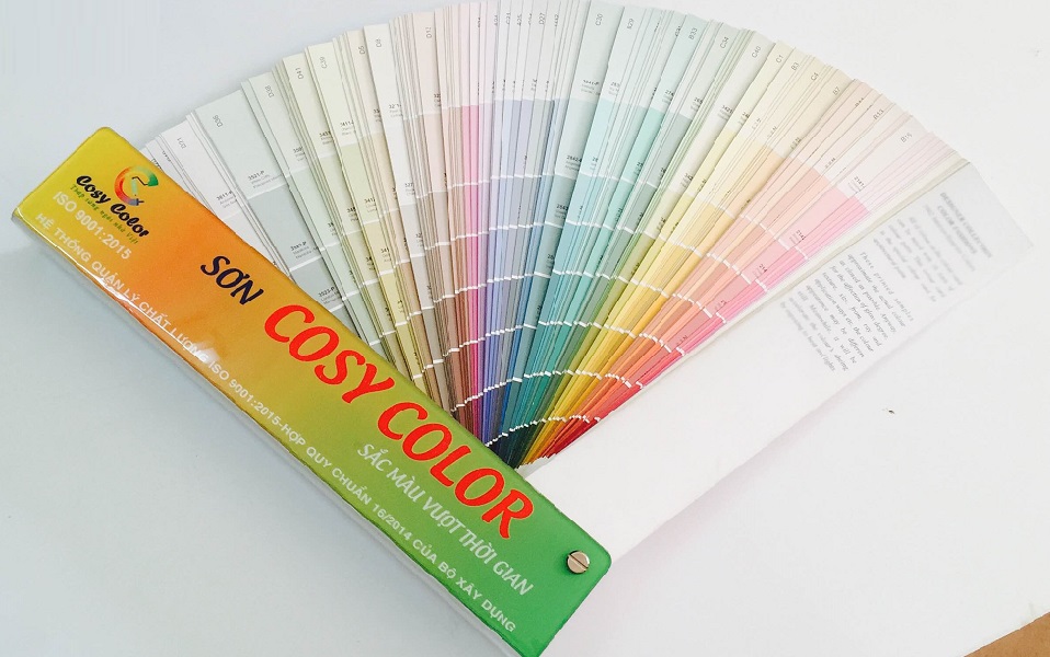 Quạt mầu hơn 1000 mầu mới nhất 2016 của Cosy color